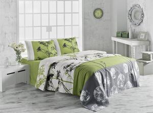 Lagani pamučni prekrivač za bračni krevet Belezza Green, 200 x 230 cm