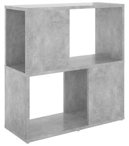 VidaXL Ormarić za knjige siva boja betona 60 x 24 x 63 cm od iverice