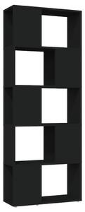 VidaXL Ormarić za knjige / sobna pregrada crni 60x24x155 cm od iverice