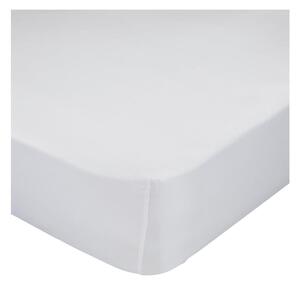 Bijeli pamučna prostirka s elastinom Happy Friday Basic, 90 x 200 cm