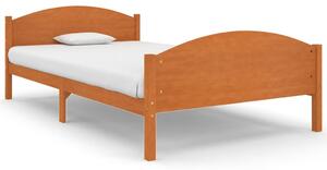 VidaXL Okvir za krevet od masivne borovine boja meda 120 x 200 cm