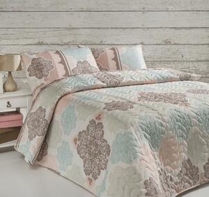 Lagani prošivenii prekrivač za bračni krevet s jastučnicama Andalulusia, 200 x 220 cm