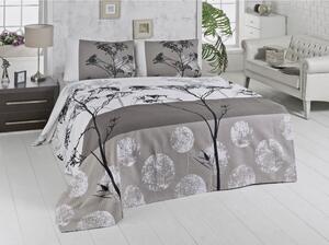 Lagani pamučni prekrivač za bračni krevet Belezza Grey, 200 x 230 cm