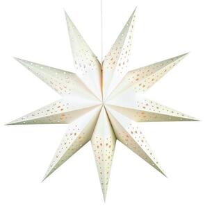 Bijeli svjetlosni ukras s božićnim motivom ø 75 cm Solvalla – Markslöjd