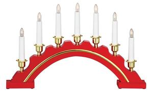 Crveni/u zlatnoj boji svjetlosni ukras s božićnim motivom Celine – Markslöjd
