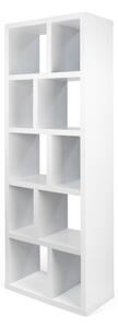 Bijeli stalak za knjige TemaHome Berlin, 70 x 198 cm