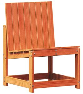 VidaXL Vrtna stolica voštano smeđa 50,5x55x77 cm od masivne borovine