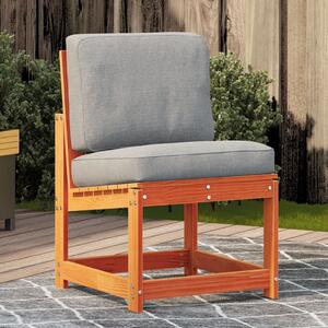 VidaXL Vrtna stolica voštano smeđa 50,5x55x77 cm od masivne borovine