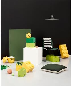 Zelena okrugla kutija LEGO®, ⌀ 12,5 cm