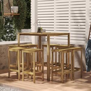 VidaXL Barski stol 110 x 100 x 110 cm od impregnirane borovine