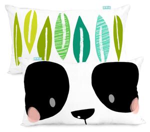 Dvostrana pamučna jastučnica Moshi Moshi Panda Gardens, 50 x 30 cm