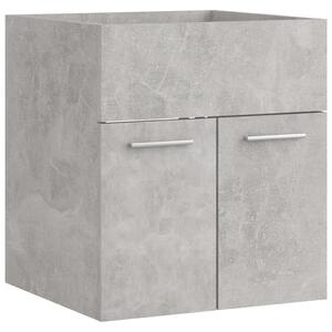 VidaXL Ormarić za umivaonik siva boja betona 41 x 38,5 x 46 cm iverica