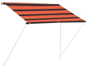 VidaXL Tenda na uvlačenje 100 x 150 cm narančasto-smeđa
