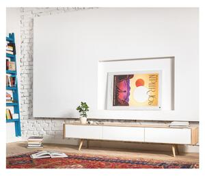TV klupa od hrastovog drveta Gazzda Ena, 225 x 55 x 45 cm