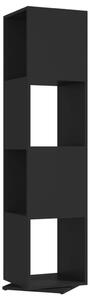 VidaXL Rotirajući ormarić crni 34,5 x 34,5 x 147,5 cm od iverice
