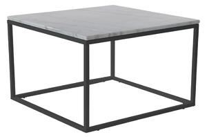Mramorni stolić za kavu s crnom konstrukcijom RGE Accent, širina 75 cm
