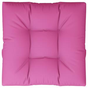 VidaXL Jastuk za palete ružičasti 70 x 70 x 12 cm od tkanine