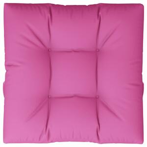 VidaXL Jastuk za palete ružičasti 80 x 80 x 12 cm od tkanine