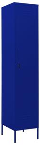 VidaXL Ormarić s ključem modri 35 x 46 x 180 cm čelični