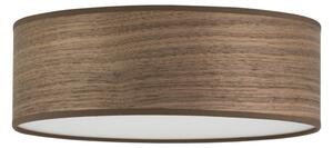 Stropna lampa od prirodnog furnira u boji drveta oraha Sotto Luce TSURI M, ⌀ 30 cm