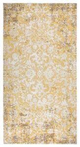 VidaXL Vanjski tepih ravno tkanje 80 x 150 cm žuti