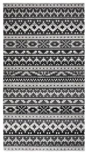 VidaXL Vanjski tepih ravno tkanje 115 x 170 cm tamnosivi