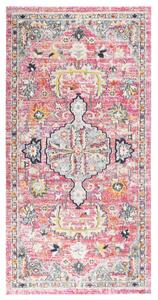 VidaXL Vanjski tepih ravno tkanje 100 x 200 cm crveni
