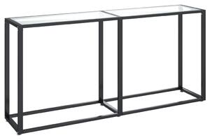 VidaXL Konzolni stol prozirni 160 x 35 x 75,5 cm od kaljenog stakla