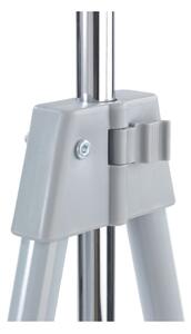 Sivi metalni teleskopski mobilni stalak za odjeću Sklopivi - Wenko