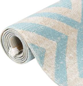 VidaXL Vanjski tepih ravno tkanje 100 x 200 cm zeleni i bež