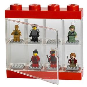 Crveno-bijela kolekcionarska kutija za 8 figurica LEGO®