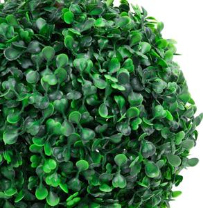 VidaXL Umjetni šimšir u obliku kugle s posudom zeleni 60 cm