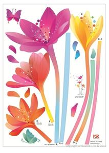 Set naljepnica Ambience Rainbow Flower
