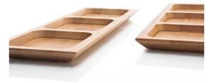 Set od dvije zdjele za posluživanje od bambusa Bambum Almeria, dužina 18 cm
