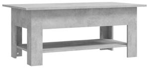 VidaXL Stolić za kavu siva boja betona 102 x 55 x 42 cm od iverice