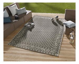 Sivo-krem vanjski tepih NORTHRUGS Royal, 160 x 230 cm
