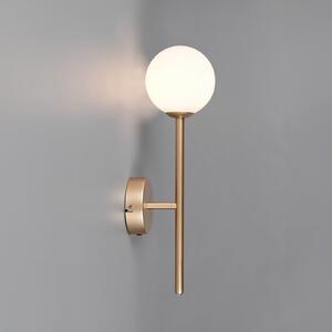Trio Lighting Zidna svjetiljka Firano, zlatne boje, visina 42 cm, metal, Zlato / mjed, Dnevni boravak/blagovaonica, Metal