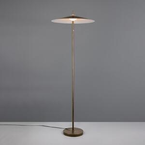 Trio Lighting Amalo LED podna lampa, platinaste boje, visina 145 cm, metal, CCT, prigušiva, Metalik, Dnevni boravak/blagovaonica, Metal