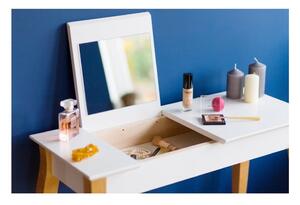 Grafitno sivi toaletni stolić sa zrcalom Ragaba Dressing Table, dužine 105 cm