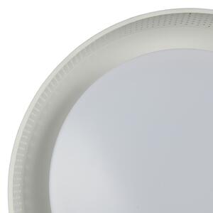 Trio Lighting LED stropna svjetiljka Filippo, mat bijela, Ø 33 cm, metal, CCT, IP44, prigušiva, Bijela, kupaonica, Metal