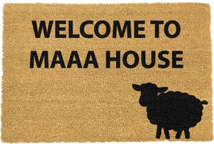 Otirač prirodnih kokosoih vlakana Artsy Doormats Welcome to Maaa House, 40 x 60 cm
