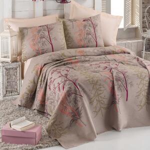 Lagani pamučni pokrivač s plahtom za bračni krevet Urla, 200 x 235 cm
