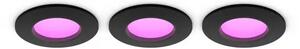 SLIM PHILIPS HUE ugradbeni LED downlight WCA LIGHT S X3 crni (set 3 kom) 8721103109293