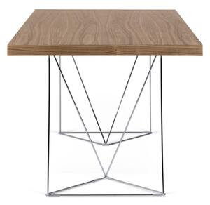 Smeđi stol TemaHome Multi, dužina 160 cm