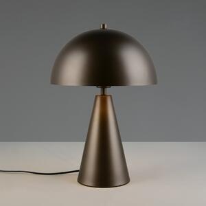 Trio Lighting Alfie stolna lampa, platinaste boje, visina 43 cm, metal, E27, Metalik, Dnevni boravak/blagovaonica, Metal