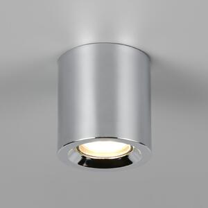 Trio Lighting Stropna svjetiljka Biscotto, kromirana, Ø 9,5 cm, metal, IP44, Krom, Dnevni boravak/blagovaonica, Metal