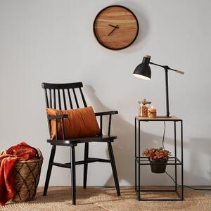 Crna blagovaonska stolica od drva kaučukovca Kave Home Kristie
