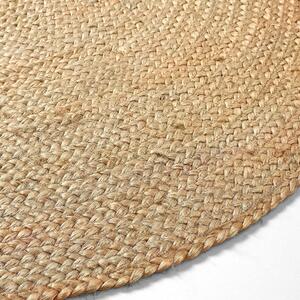 Tepih od prirodne jute Kave Home Dip, ⌀ 100 cm