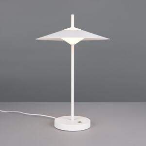 Trio Lighting Amalo LED stolna lampa, mat bijela, visina 46 cm, metal, CCT, prigušiva, Bijela, Dnevni boravak/blagovaonica, Metal