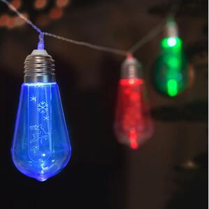 LED Božićni svjetlosni lanac 10xLED/2xAA 2,2m multicolor